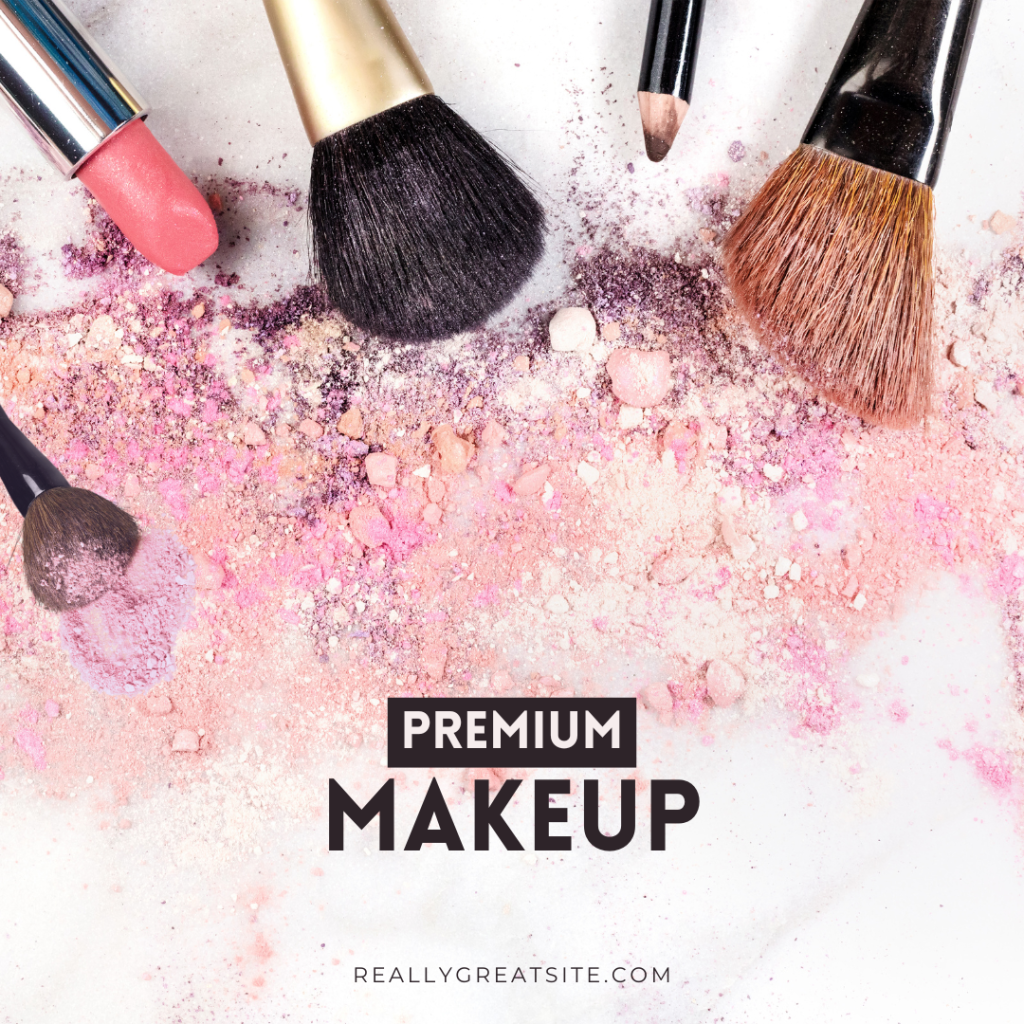 White Premium Makeup Instagram Post 1080