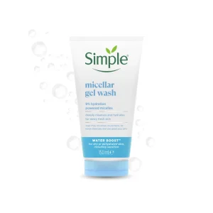 Simple Water Boost Micellar Facial Gel Wash -150ml