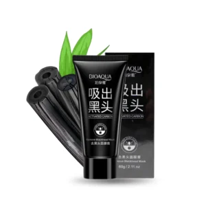 BIOAQUA Black Mask Activated Carbon Charcoal Blackhead Removal Peel Off Mask - 60g